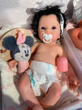 CUSTOM HAND ROOTED HAIR/EYE COLOR ADD ON, FOR PREORDERS ONLY/ eye color is for open eye babies/ 16in, 18in, 19-20in only