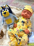 Hendrix 19” reborn baby tan skin Tone Full Silicone newborn  Boy approx 7.2lbs open mouth arrives approx 10/5