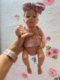Phoebe 12 in Full Silicone reborn baby Micro Baby open mouth approx 3lbs