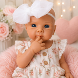Paige 19-20in Full Silicone Baby Girl Tan skin tone open mouth approx 7.4.   TAT 10-15 Days Factory closed 9/23-10/7