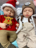 Lance 16in boy Full Silicone Painted Hair Preemie approx TAT approx 15 days